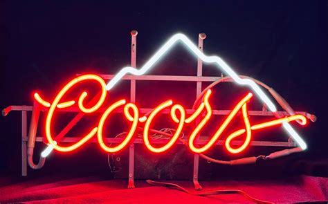 Vintage Coors Beer Neon Sign Auction