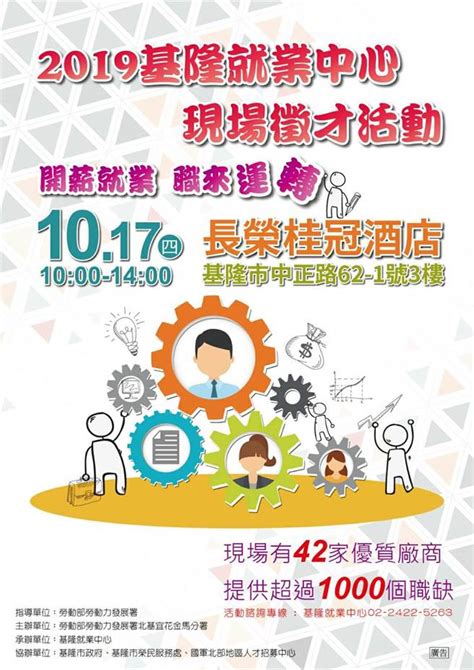 基隆大型徵才17日登場 破千職缺供民眾選擇 生活 中時