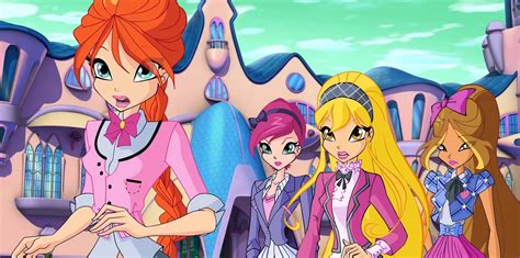 Winx Club 7 Tynix Bloom Stella Aisha Flora Tecna E Musa Wavy Haircut