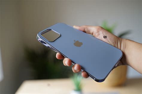 Sierra Blue Soft Glass Finish Case For Iphone 12 Starelabs® India