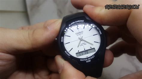 Cara Setting Jam Tangan Casio AW 90H 7E YouTube