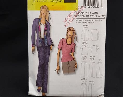 Butterick 5053 Sewing Pattern For Plus Size Jacket Pants And Blouse