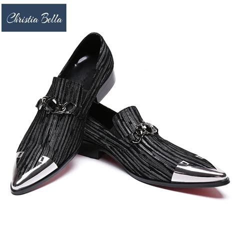 Buy Christia Bella Brand Italian Fashion Mens Dress Shoes Genuine Leather Men