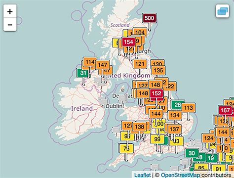 Air Pollution Map Uk 2024 - arlyne jillene