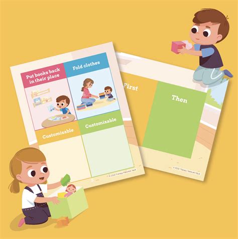 Simple Chores Flashcards Visual Schedules TMV