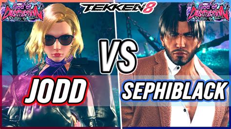 T Jodd Nina Vs Sephiblack Shaheen Tekken Youtube