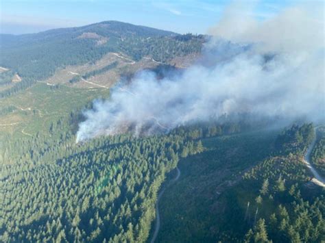 Nakia Creek Fire Grows To 150 Acres Near Larch Mountain In Clark County