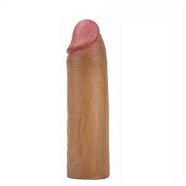 Nature Extender 4 5 cm Dolgulu Penis Kılıfı Premium Silikon Kılıf Melez