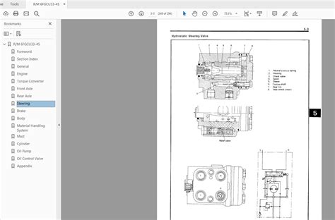 Toyota Forklift 6FGCU33 45 Series Repair Manual CU021 Auto Repair