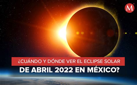 Eclipse Solar En Abril C Mo Ver En Vivo Desde M Xico Grupo Milenio