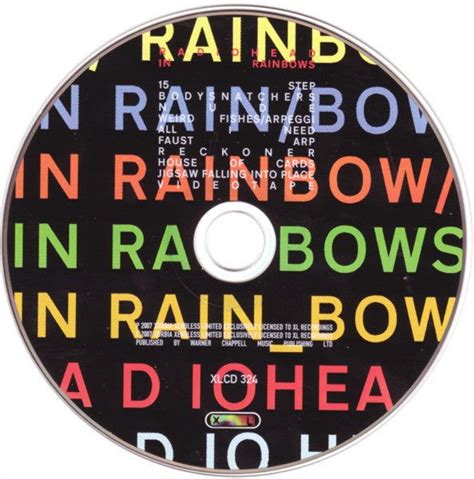 Radiohead In Rainbows Cd Art