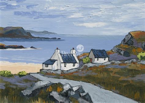 West Towards The Islands By British Contemporary Artist David Barnes