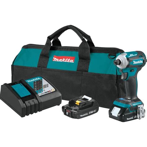 Makita LXT 18 Volt Cordless Brushless 4 Speed Impact Driver Kit 1600 In