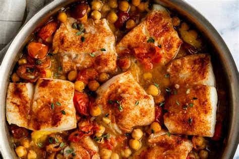 Baked Cod With Tomatoes And Chickpeas The Epoch Times
