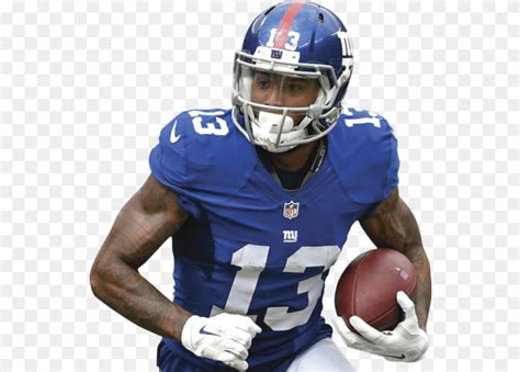 Odell Beckham Jr American Football Player Sport Helmet Football