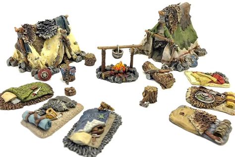 Bandit Camp Miniatures for Dungeons and Dragons