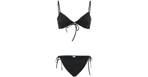 Balenciaga Synthetic Minimal Spandex Bikini In Black Lyst UK