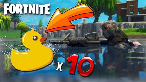 Busca Patitos de Hule Localizaciones Desafíos Semana 3 FORTNITE