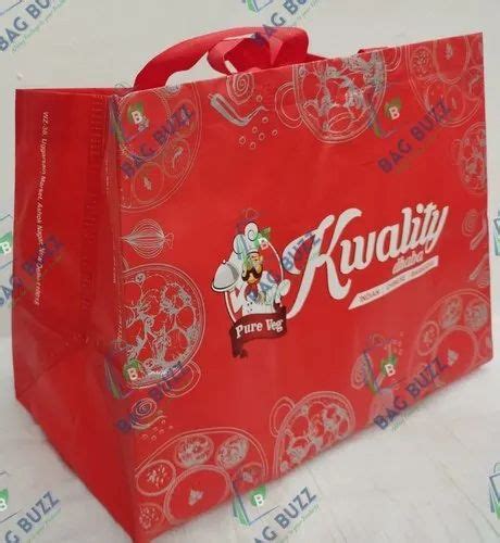 Red Non Woven Restaurant Take Away Carry Bag Capacity 5kg At Rs 15