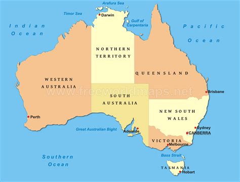 Australia Political Map