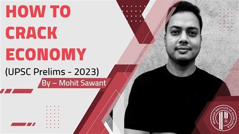 How To Crack Economy Upsc Prelims 2023 By Mohit Sawant Sir Youtube