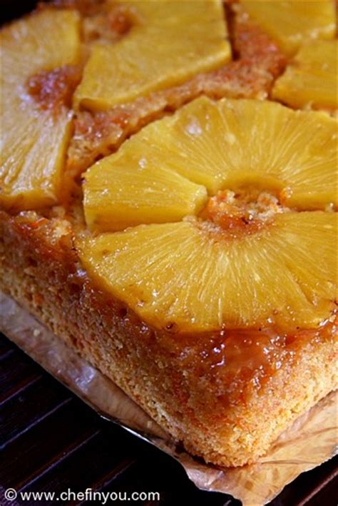 Pineapple Upside Down Cake Recipe With Carrot Chef In You