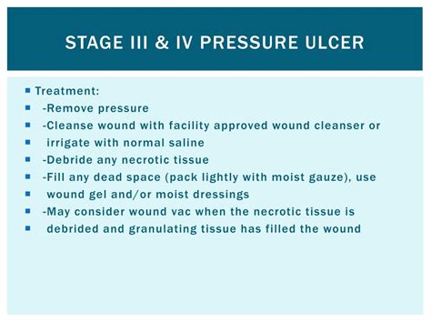 Stage 4 Pressure Ulcer Treatment