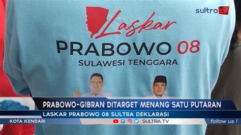 Deklarasi Laskar Prabowo Sulawesi Utara Youtube