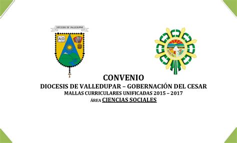 Malla C Sociales 2015 Diócesis CONVENIO DIOCESIS DE VALLEDUPAR