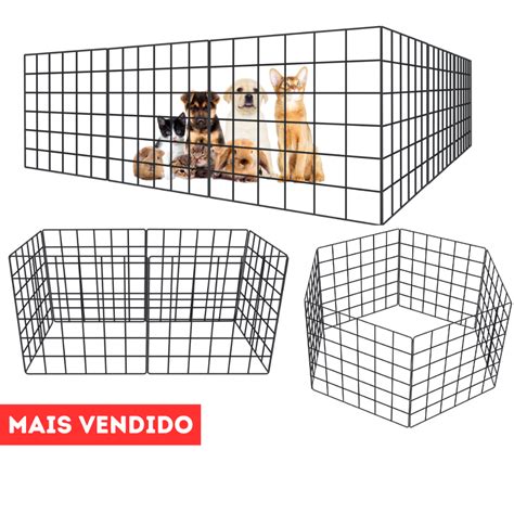 Cercadinho De Cachorro Grade Pet Cerca Metros Altura De Cm