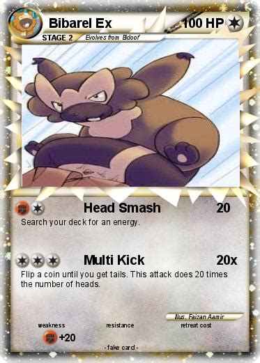 Pokémon Bibarel Ex 1 1 Head Smash My Pokemon Card