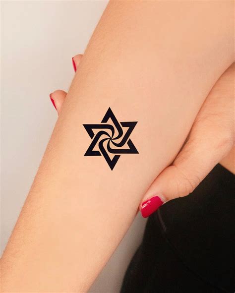 Star Of David Temporary Tattoo Fake Tattoo Tattoo Artist T