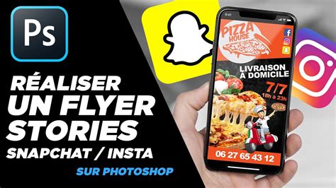 Créer un flyer Snap et Insta sur Photoshop photoshop tutoriel