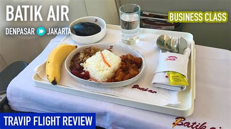 Batik Air Business Class From Denpasar Bali To Jakarta Aerotravip Youtube