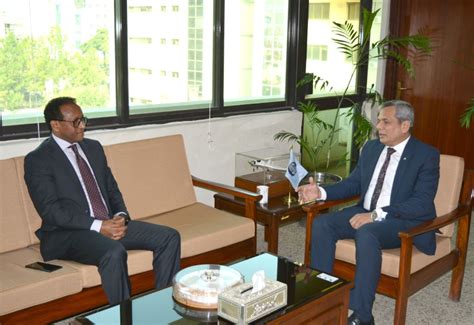 Ed Comsats Held Meetings With Ambassadors Of Ethiopia And Morocco To