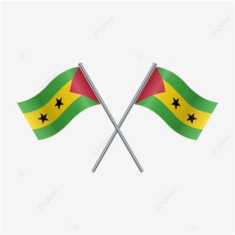 Sao Tome And Principe Flag Sao Tome Flag Sao Tome Flag PNG And