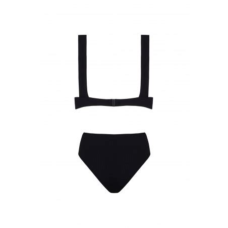 Bikini Balconette Nero High Robin Collection