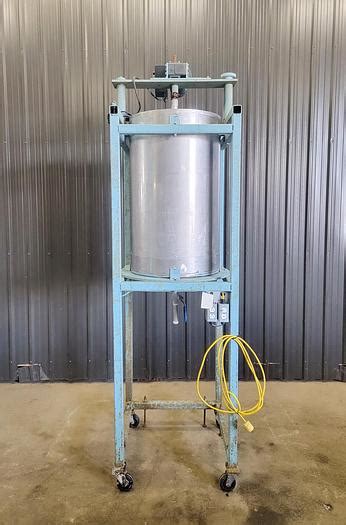 Used Used Gallon Tank Stainless Steel With Mixer For Sale At