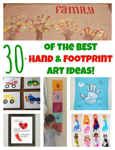 The BEST Hand and Footprint Art Ideas - Kitchen Fun With My 3 Sons