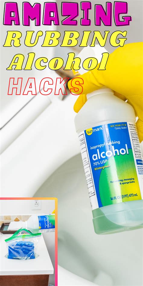 Rubbing Alcohol Cleaning Hacks In 2020 Cleaning Hacks Rubbing Alcohol Rubbing Alcohol Uses