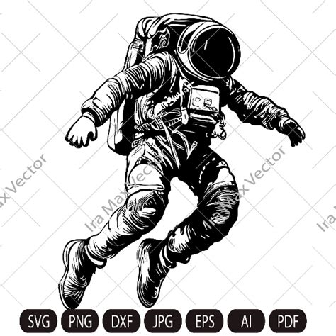 Astronaut Svg Space Svg Astronaut Clipart Astronaut Cut F Inspire