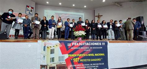 Fondep Reconoce A Escuelas Cusque As Que Lideraron En Concurso De