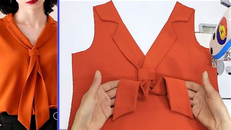 🌺basic Way To Sew A Beautiful Collar V Neck Design In Just 15 Minutes