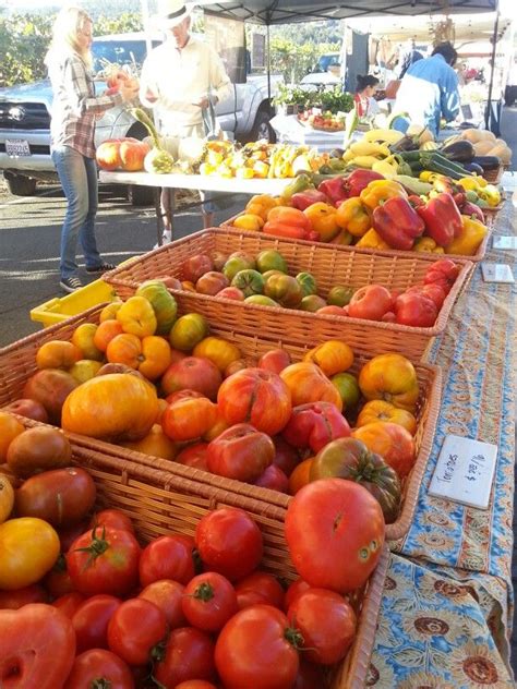 St Helena Farmer S Market Farmers Market Farmer Napa