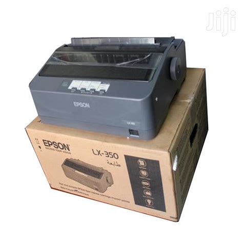 Epson Lx 350 Dot Matrix Printer Single And Continuous Sheet Paper Park Usb Parallel And