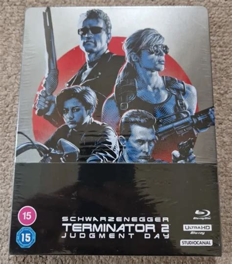 Terminator Judgement Day Steelbook K Ultra Hd D Blu Ray Brand