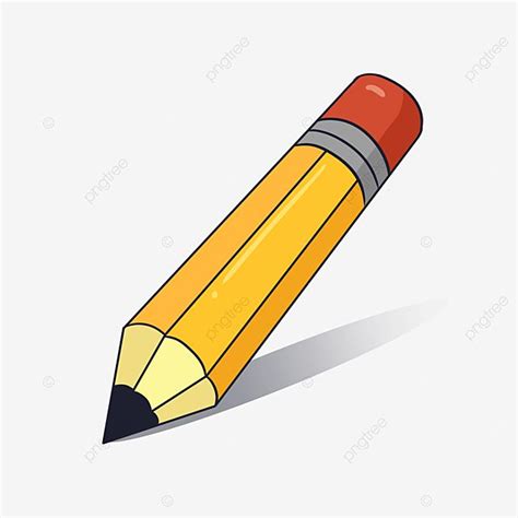 Yellow Pencil Stationery, Pencil Clipart, Write, Cartoon PNG ...