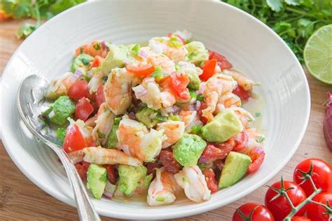 Zesty Lime Shrimp And Avocado Salad Fifteen Spatulas