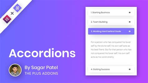 How To Create Amazing Accordions Using Widget For The Plus Addons For