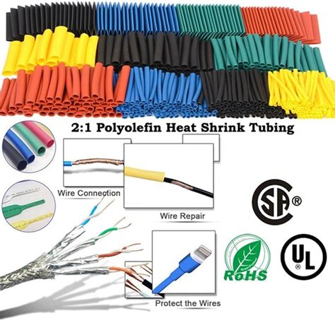 164pcsSet Heat Shrink Tube Kit Insulation Sleeving Termoretractil